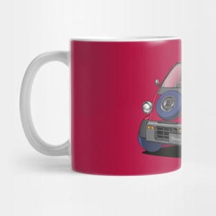 Dark Red Daihatsu Midget 2  micro van Mug